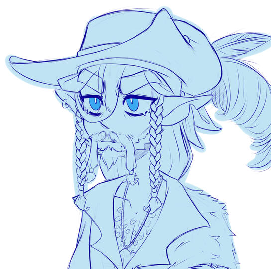 Blue Concept Sketch 2