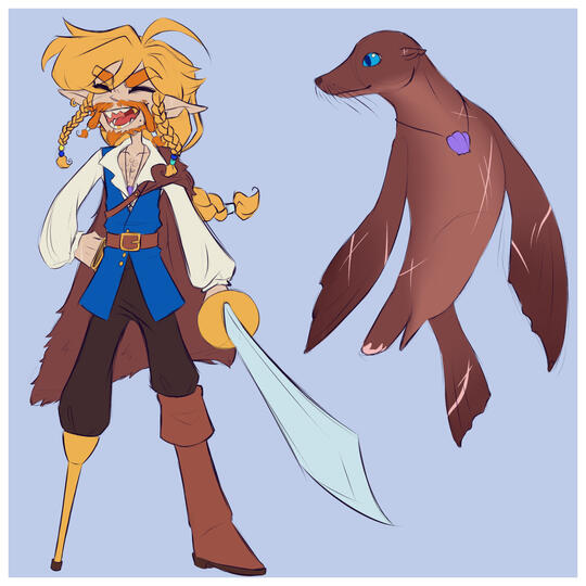 Blue Concept Sketch 1