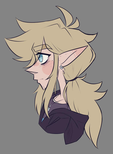 Long Hair Green Hatless Vr