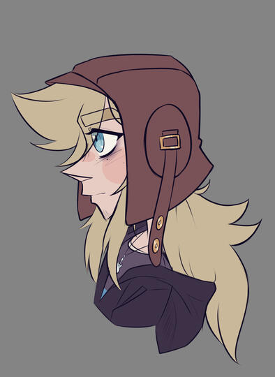 Long Hair Green Hat Vr