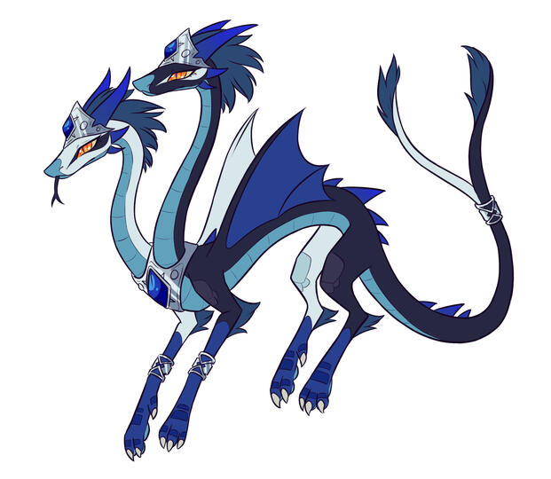 Blue dragon form