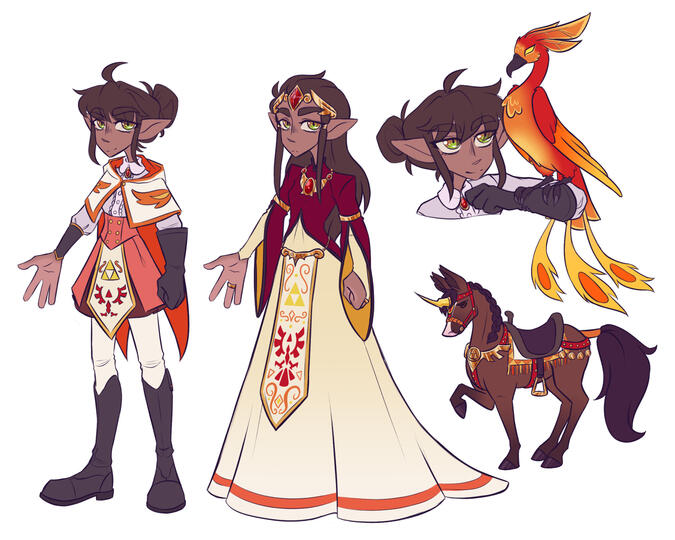 Zelda Concept Sketch