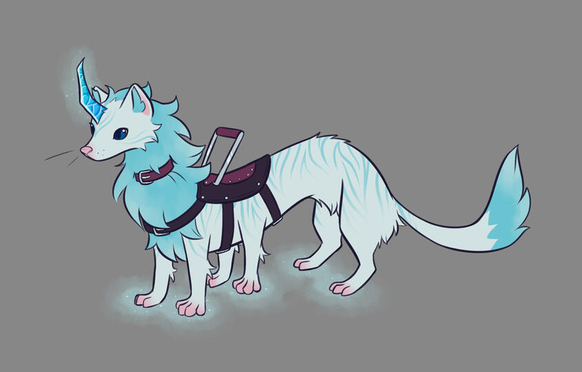 Frost-Footed Weasel (Service Animal)