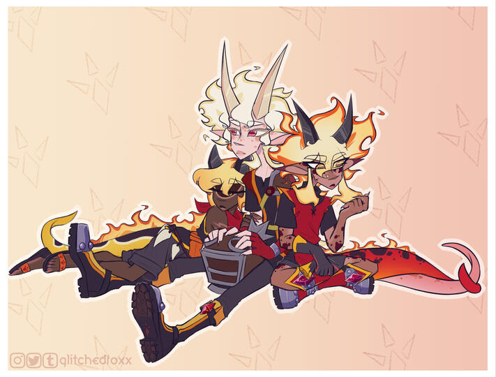 Salamander Family Portrait