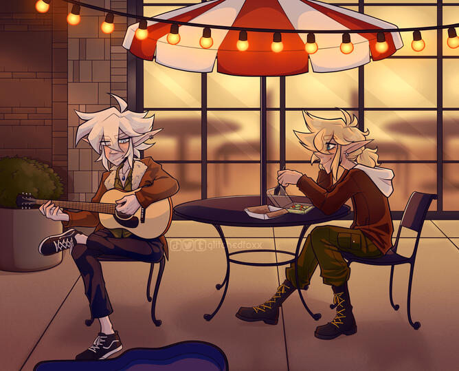 Chapter Three Plaza Scene