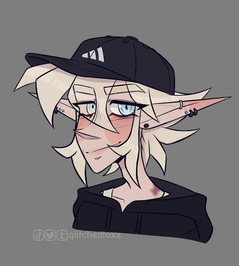 Blue in Green's Hat Colored